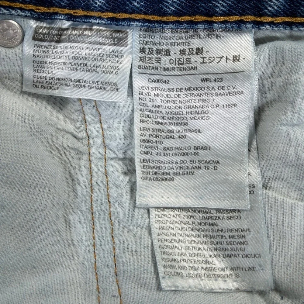 Vintage‎ Levi's 550 Relaxed Fit Jeans Mens 32x34 Light Wash Denim